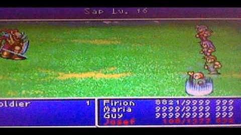 Final Fantasy II GBA How to Speed Level HP and MP