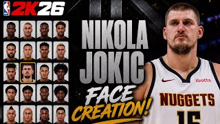 BEST NIKOLA JOKIC FACE CREATION NBA 2K26