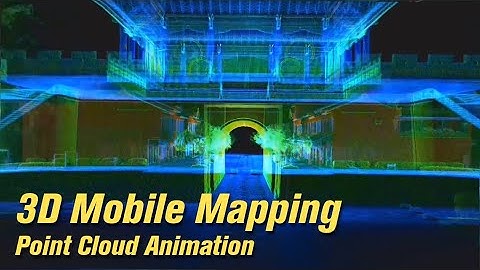Ancient Building Point Clouds Animation | SLAM100 Handheld Scanner