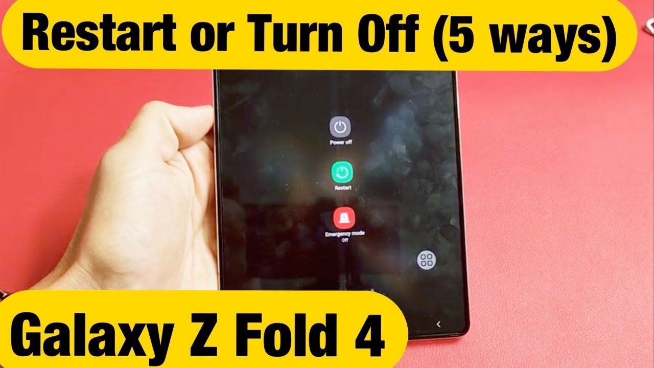 How to Turn Off Fold 4?