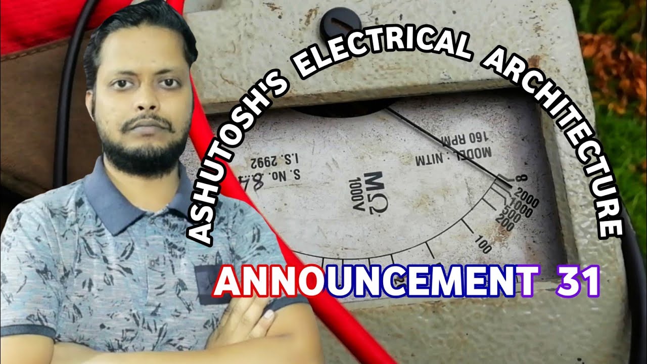 How To Test Continuity By Megger Or Mega Ohm Meter | Electrical Video Announcement 31 |
