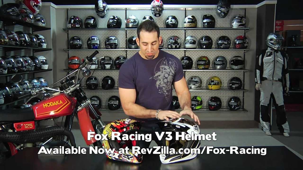 Fox Racing V3 Helmet Review at RevZilla 