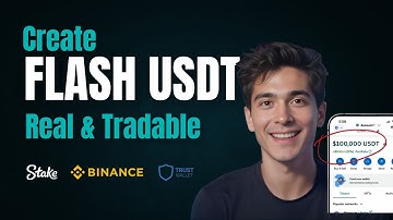 Create Real Tradable Flash USDT (Binance, Trust Wallet & Stake)