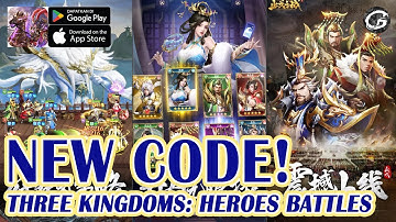 🎁 Three Kingdoms: Heroes Battles 2 Giftcodes & How to Redeem Codes - Mobile Game (Android/IOS)