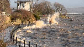 High Tide GrangeoverSands, Cumbria, 3 January 2014