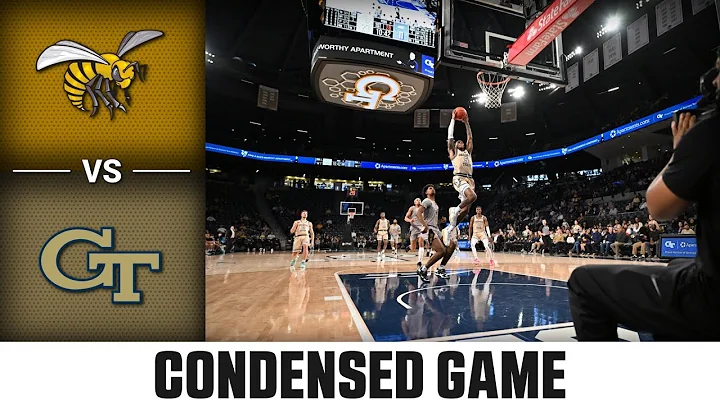 Alabama State vs. Georgia Tech Condensed Game | 2022-23 ACC Mens Basketball