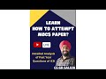 How to attempt MDCS Paper? / CS PROFESSIONAL / CS GD SALUJA