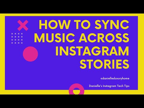 How to Sync Music Across Multiple Instagram Stories - Full Screen Video!!