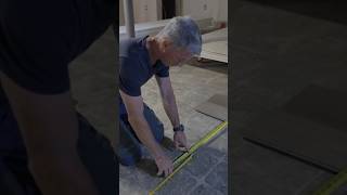 How to layout LVP flooring in a basement remodeling project