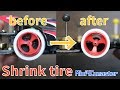 【Mini4WD】The tire has shrunk! ? How to fit a low-height tire to a small wheel!【Mini4Cumaster】