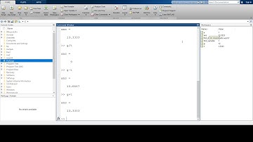 Video #5: Variables in Matlab