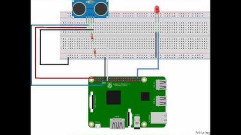 [TUTORIAL] Interfacing Ultrasonic Sensor + LED + Buzzer with Raspberry Pi
