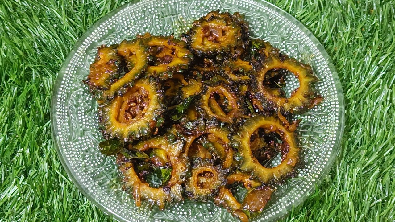 பாகற்காய் பிரட்டல் / bitter gourd fry recipe/ சுவையான பாகற்காய்  வறுவல்