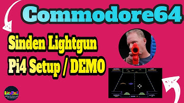 Sinden Lightgun Commodore 64 setup and Demo for Raspberry Pi 4