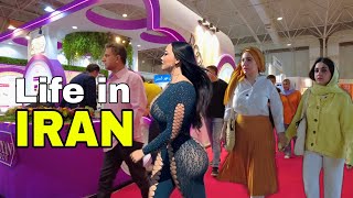 🇮🇷 IRAN people Life Today: walking through Shiraz international Exhibition (ایران)