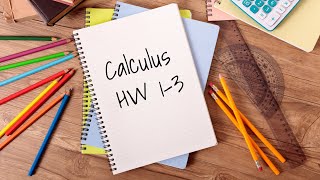 calculus | hw 1-3 | finding limits algebraically