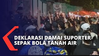 Aksi Solidaritas Tragedi Kanjuruhan, Ribuan Suporter Sepak Bola di Yogyakarta Gelar Doa Bersama