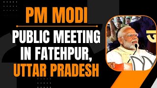 PM Modi Live | Public meeting in Fatehpur, Uttar Pradesh | Lok Sabha Election 2024 | News9