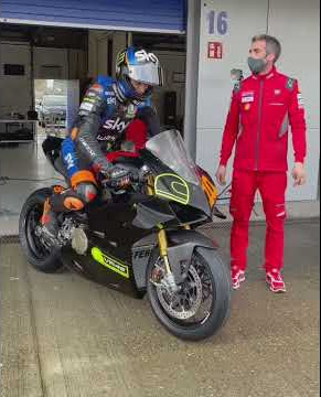 Luca Marini Tests out his New Panigale V4S | Mr Motors