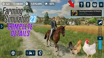 Farming Simulator 23 complete Details || Maps, crops, Vehicles, Animals in Fs 23