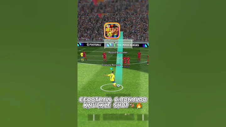 Efootball 24 || C.Ronaldo Knuckle Shot 🐐🔥 || #efootball #shorts