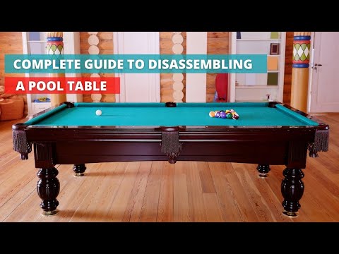 How to Disassemble a Pool Table THE RIGHT WAY!