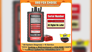 ThinkDiag 2 ALL software 1 Year Free Update Auto Diagnostic tool support CAN FD ECU Coding Active Te