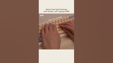 [ASMR] GMK67 / Haimu Sea Salt Linear / Mid tempo, Soft Typing #asmr #mechanicalkeyboard #typingasmr