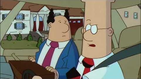 Dilbert:  Carpooling with Pointy-Haired Boss #comedy #funny #carpool