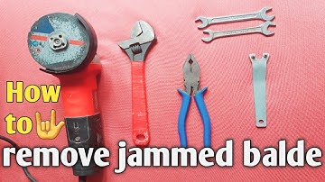 How to remove angle grinder blade|| how to remove jammed blade     #electrical  #electricvedio