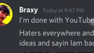 Braxy Quit Making Content In Youtube😥