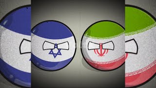 Israel 🇮🇱 vs Iran 🇮🇷 [Eternal enemies] #countryballs #animation #edit #youtube #israel #iran #voltx