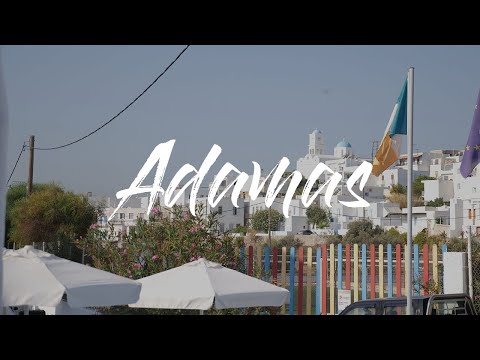 Adamas walking tour, Milos, Greece- 4K UHD - Virtual Trip