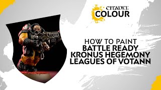 How to Paint: Battle Ready Kronus Hegemony Leagues of Votann 