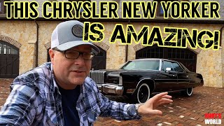 AMAZING and RARE 1976 Chrysler New Yorker Survivor With WILD INTERIOR!