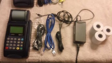 Verifone Nurit 8320 Credit Card Processor Demo Video