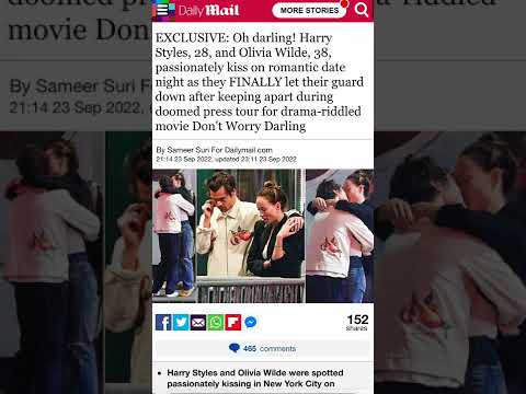 Harry Styles Makes Out With Olivia Wilde
