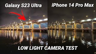Galaxy S23 Ultra vs iPhone 14 Pro Max Camera Test After Updates (Night Time) screenshot 3