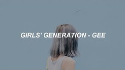 Girls' Generation (ìë
ìë) - 'GEE' Easy Lyrics - Durasi: 3:21. Girls' Generation (ìë
ìë) - 'GEE' Easy Lyrics - Durasi: 3:21.