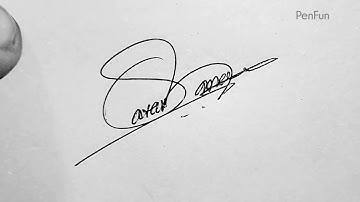 How to Design Your Own Amazing signature || Handwritten Signature From Simple to Fancy