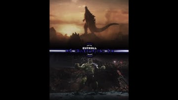 MV Godzilla VS MCU Hulk