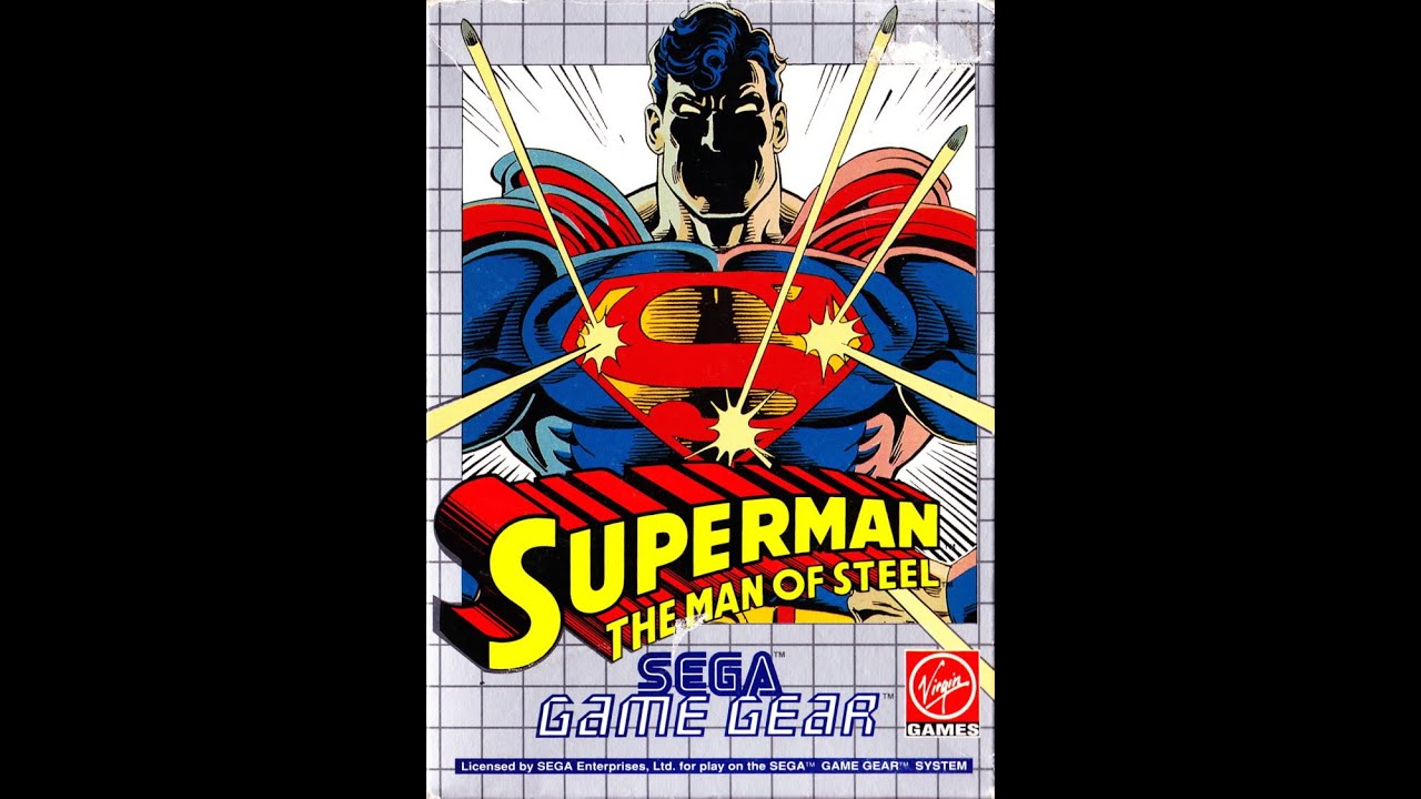 Jeu Sega Game Gear – Superman : The Man Of Steel – PAL – Très Bel état