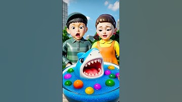 Squid Game Al Edible Slime Rainbow ASMR | Satisfying Food ASMR #squidgame #squidgame2 #ai #asmr