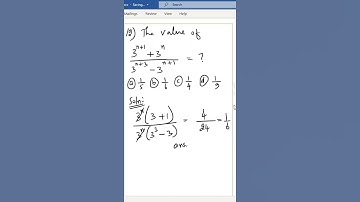 20 - How to simplify an exponential equation? - MadhavanSV