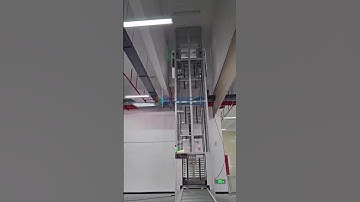Customized Vertical Conveyor: Min Space, Empowering Efficiency  #materialhandling #verticalconveyor