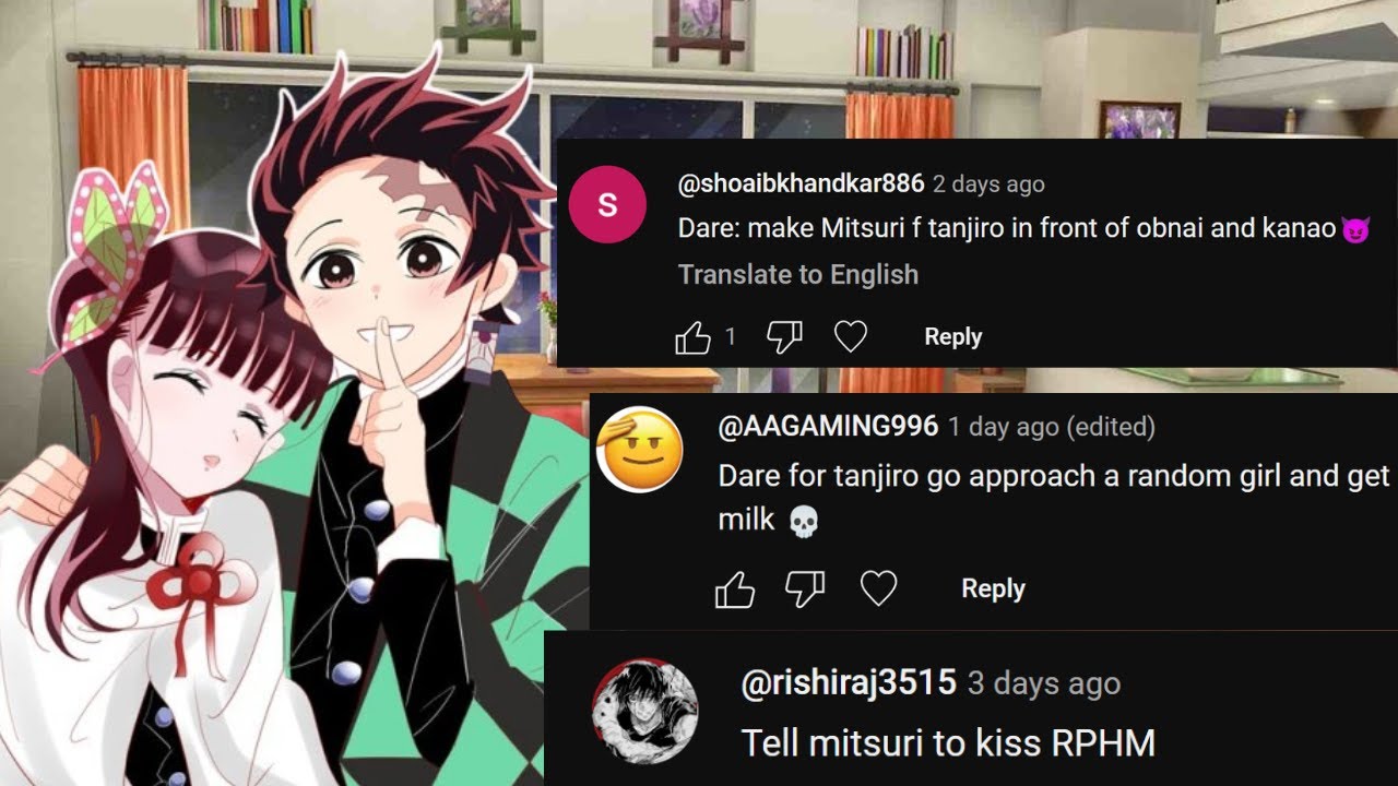 If Demon slayer characters do your dares......