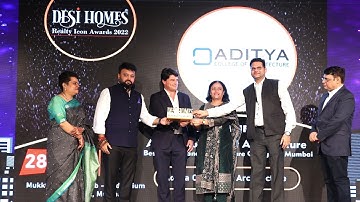 Desi Homes Realty Icon AwardsHonored Aditya College of Architecture Best Design Architecture College