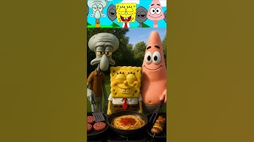 Sprunki Incredibox Squidward Vs SpongeBob Vs Patrick Are Cooking In Real Life #sprunki