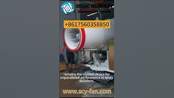 Can mist cannons be customized for specific dust suppression needs? #dustsuppression #fogcannon