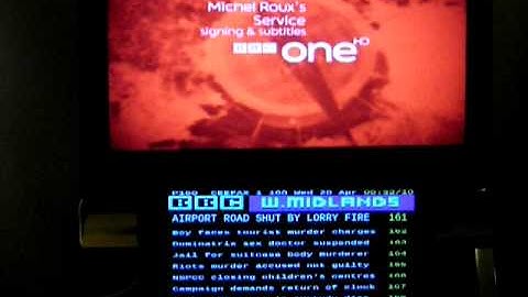 BBC1 Analogue Switch-off from The Wrekin 20/04/2011 00:35.46 Digital Switch-Over